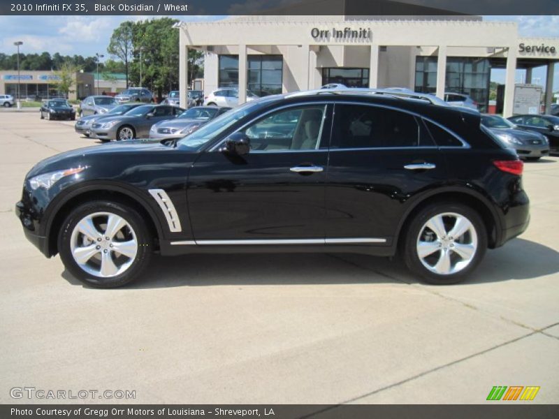 Black Obsidian / Wheat 2010 Infiniti FX 35