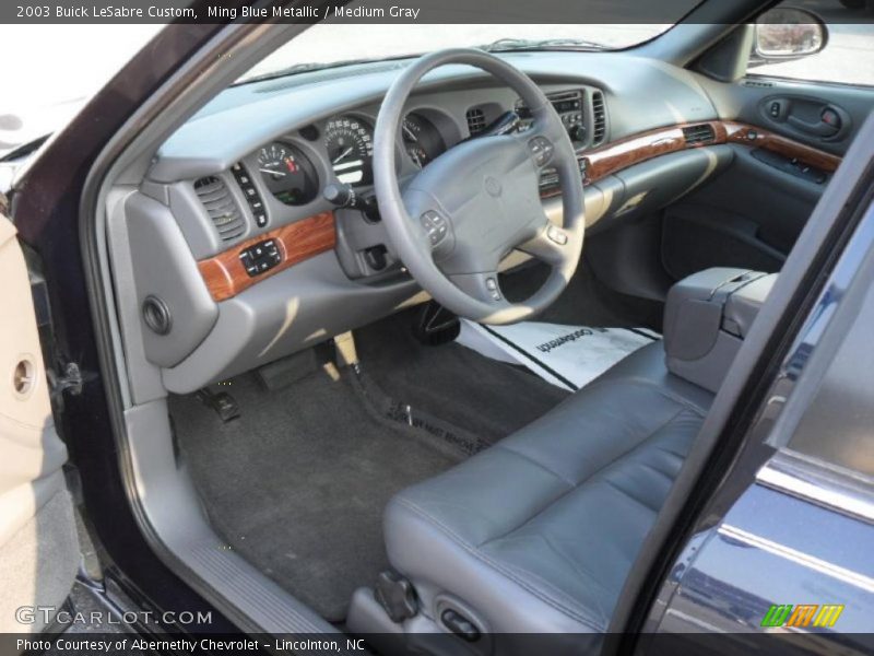 Ming Blue Metallic / Medium Gray 2003 Buick LeSabre Custom