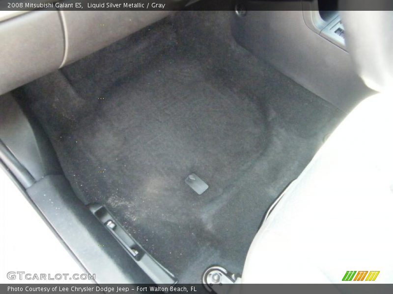 Liquid Silver Metallic / Gray 2008 Mitsubishi Galant ES