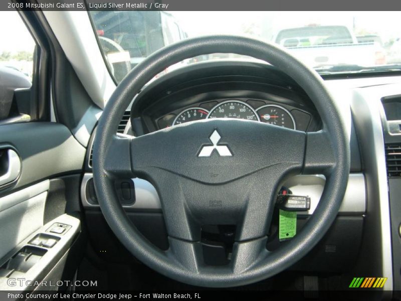 Liquid Silver Metallic / Gray 2008 Mitsubishi Galant ES