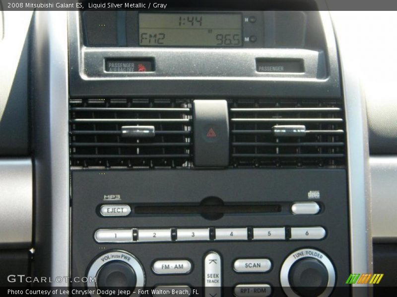 Liquid Silver Metallic / Gray 2008 Mitsubishi Galant ES
