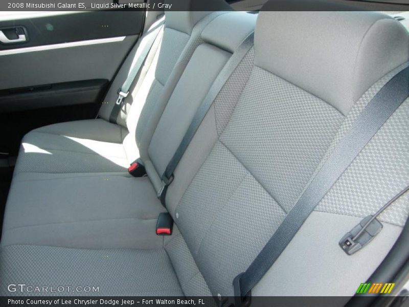 Liquid Silver Metallic / Gray 2008 Mitsubishi Galant ES