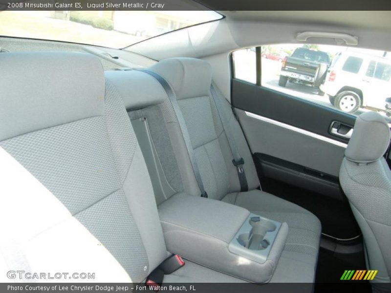 Liquid Silver Metallic / Gray 2008 Mitsubishi Galant ES