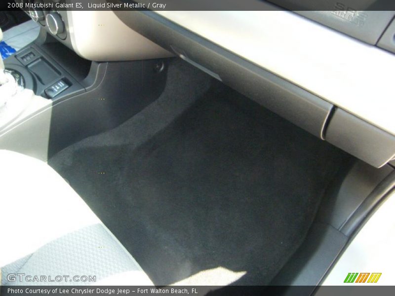 Liquid Silver Metallic / Gray 2008 Mitsubishi Galant ES