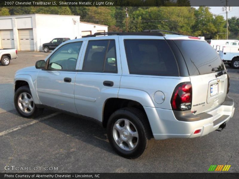 Silverstone Metallic / Light Gray 2007 Chevrolet TrailBlazer LS
