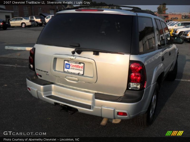 Silverstone Metallic / Light Gray 2007 Chevrolet TrailBlazer LS