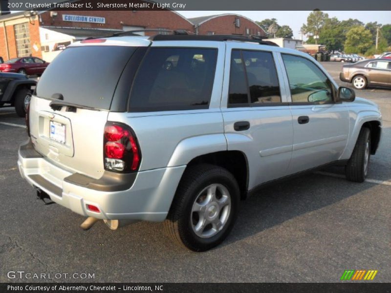 Silverstone Metallic / Light Gray 2007 Chevrolet TrailBlazer LS