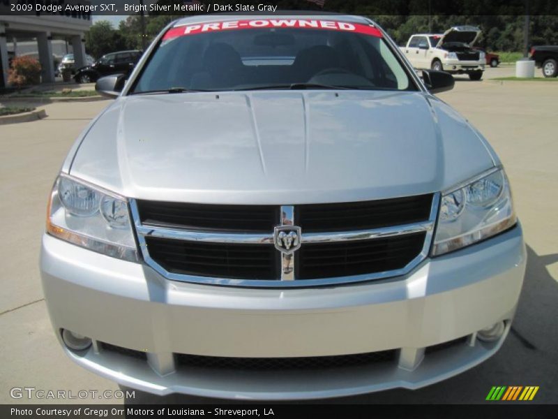 Bright Silver Metallic / Dark Slate Gray 2009 Dodge Avenger SXT