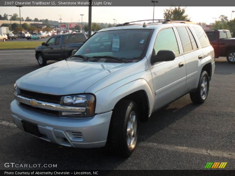 Silverstone Metallic / Light Gray 2007 Chevrolet TrailBlazer LS