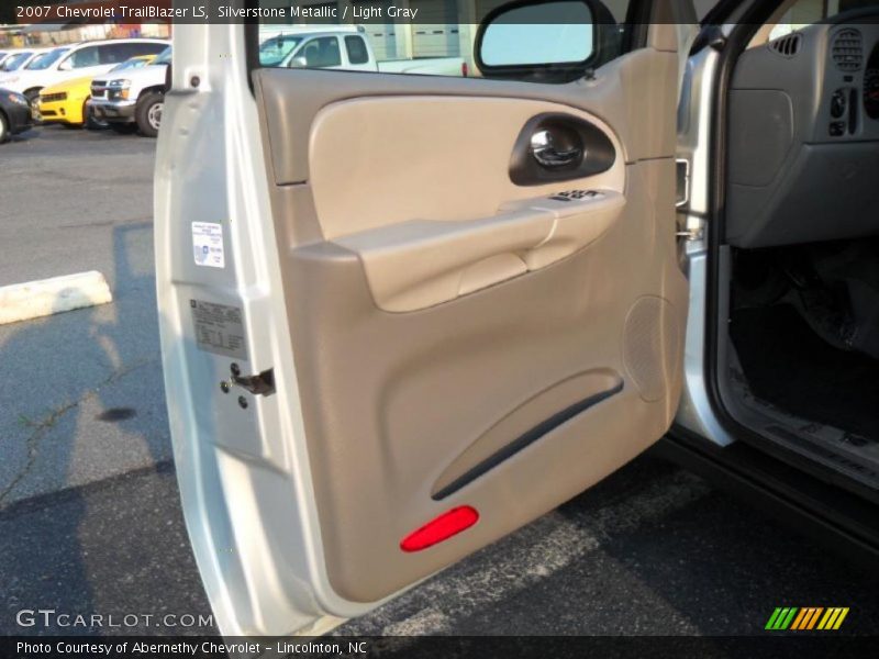 Silverstone Metallic / Light Gray 2007 Chevrolet TrailBlazer LS