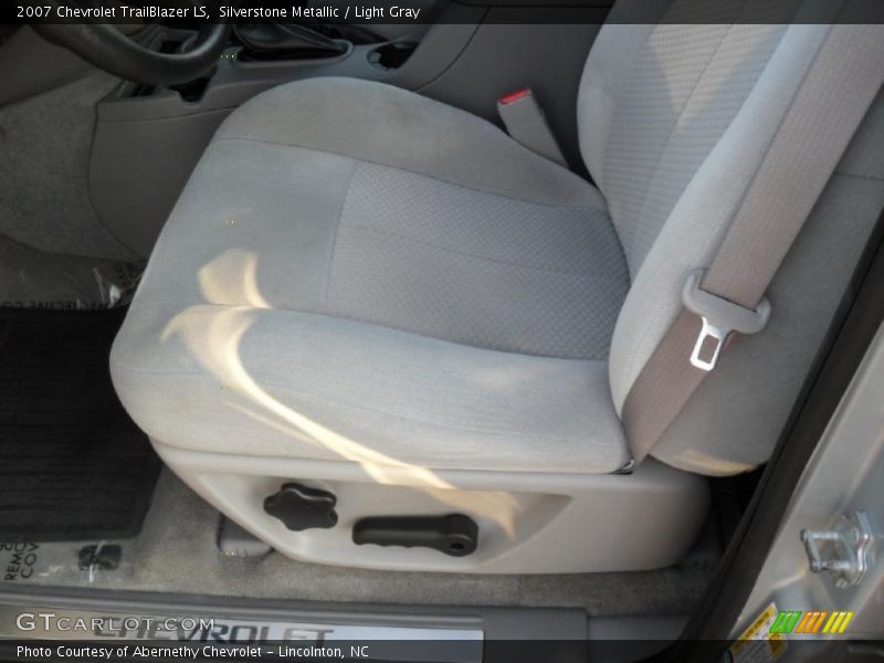 Silverstone Metallic / Light Gray 2007 Chevrolet TrailBlazer LS