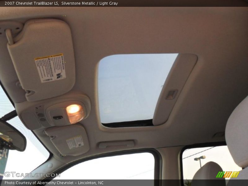 Silverstone Metallic / Light Gray 2007 Chevrolet TrailBlazer LS