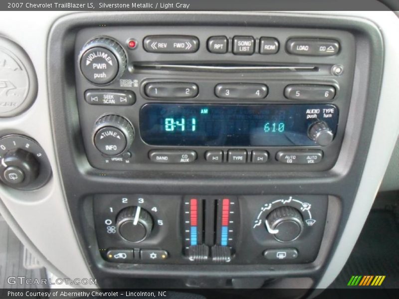 Silverstone Metallic / Light Gray 2007 Chevrolet TrailBlazer LS