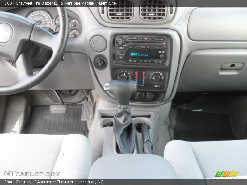 Silverstone Metallic / Light Gray 2007 Chevrolet TrailBlazer LS