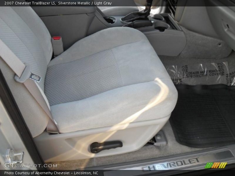Silverstone Metallic / Light Gray 2007 Chevrolet TrailBlazer LS