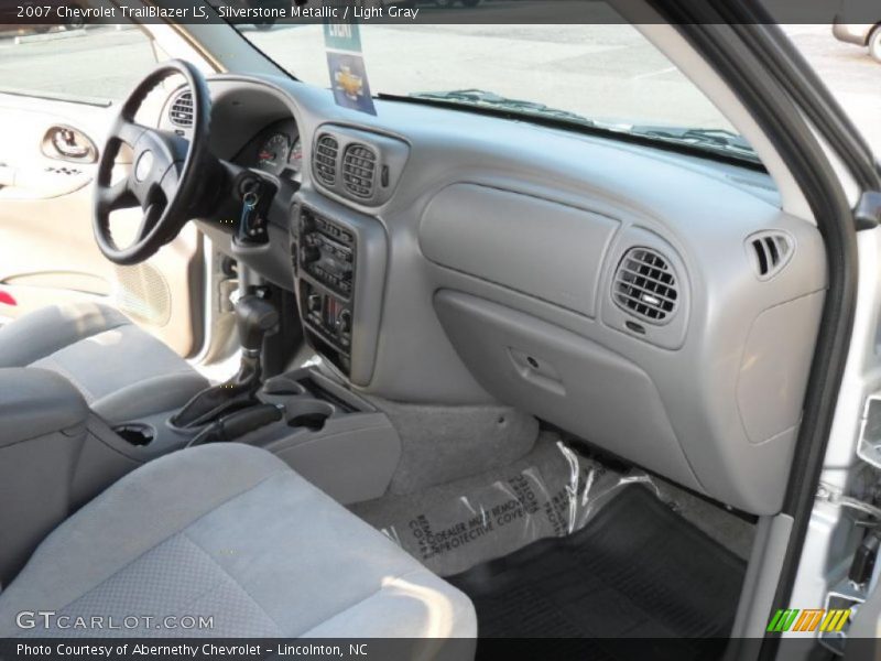 Silverstone Metallic / Light Gray 2007 Chevrolet TrailBlazer LS