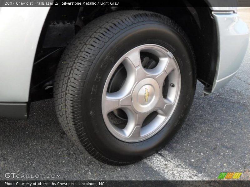 Silverstone Metallic / Light Gray 2007 Chevrolet TrailBlazer LS