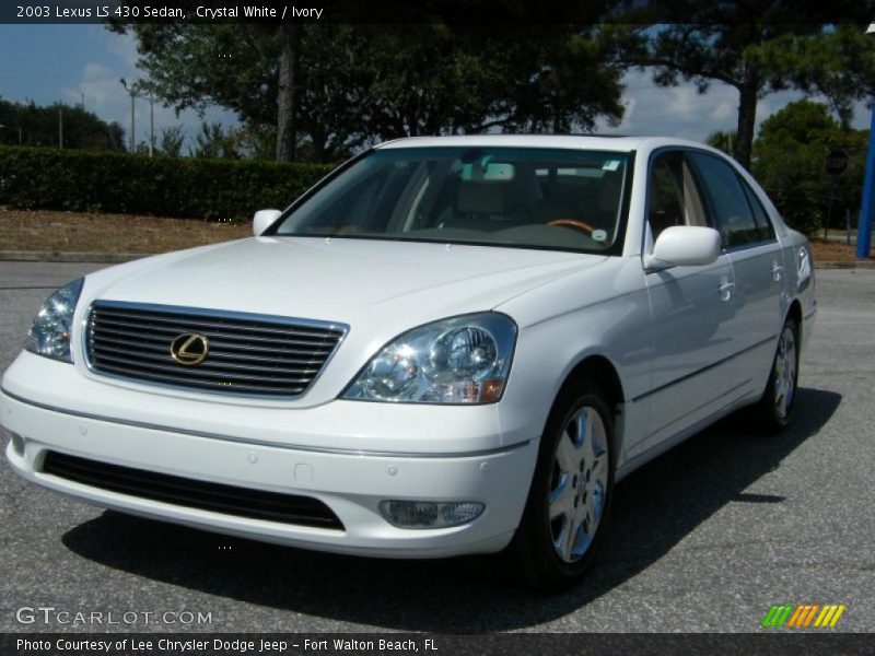 Crystal White / Ivory 2003 Lexus LS 430 Sedan