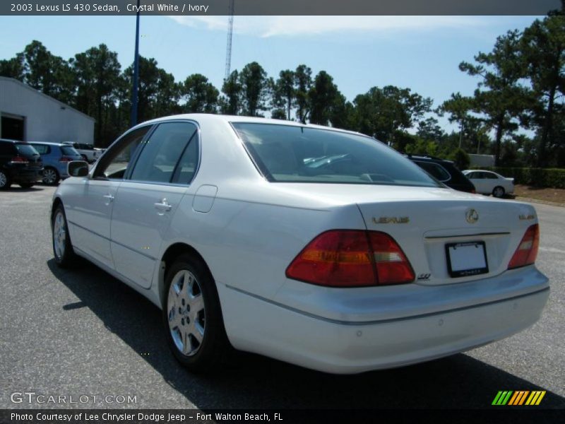 Crystal White / Ivory 2003 Lexus LS 430 Sedan