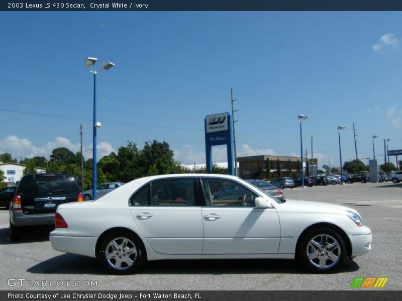 Crystal White / Ivory 2003 Lexus LS 430 Sedan