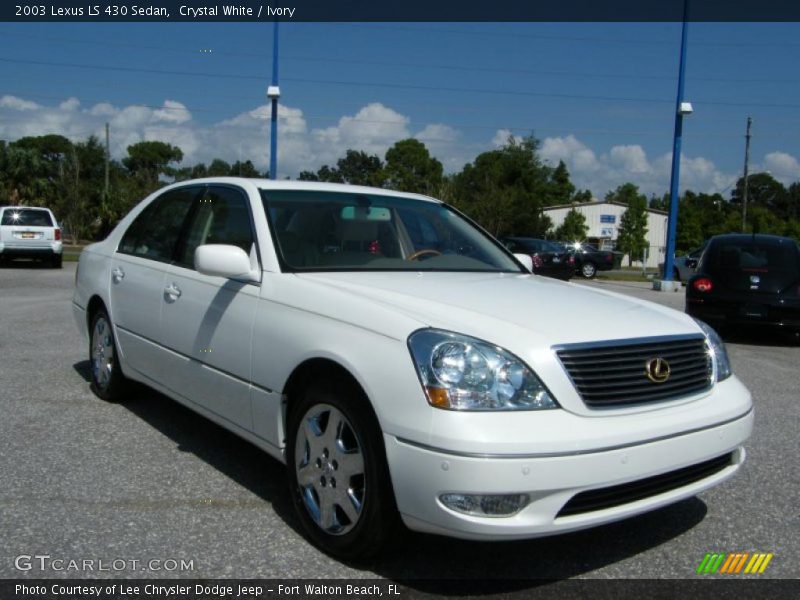 Crystal White / Ivory 2003 Lexus LS 430 Sedan