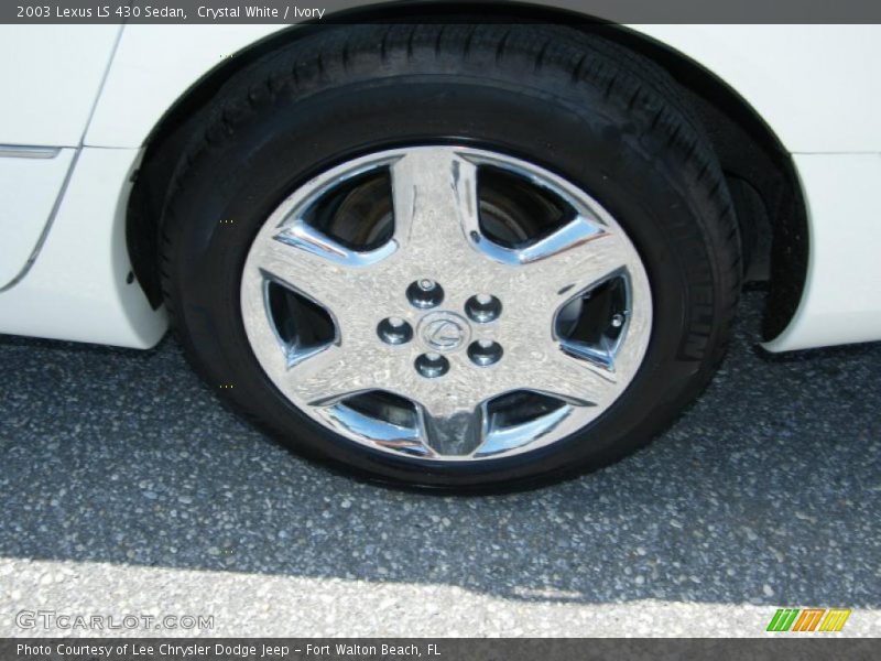 Crystal White / Ivory 2003 Lexus LS 430 Sedan