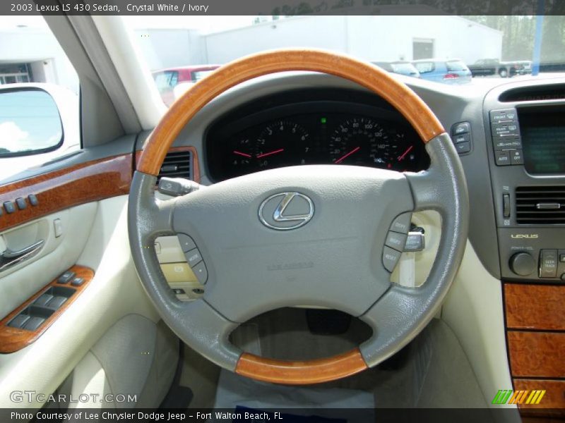 Crystal White / Ivory 2003 Lexus LS 430 Sedan