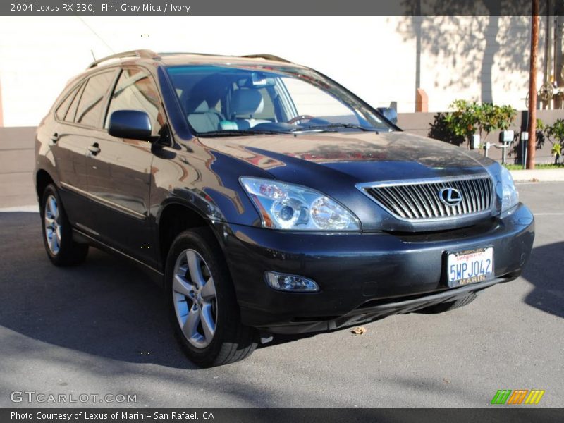 Flint Gray Mica / Ivory 2004 Lexus RX 330