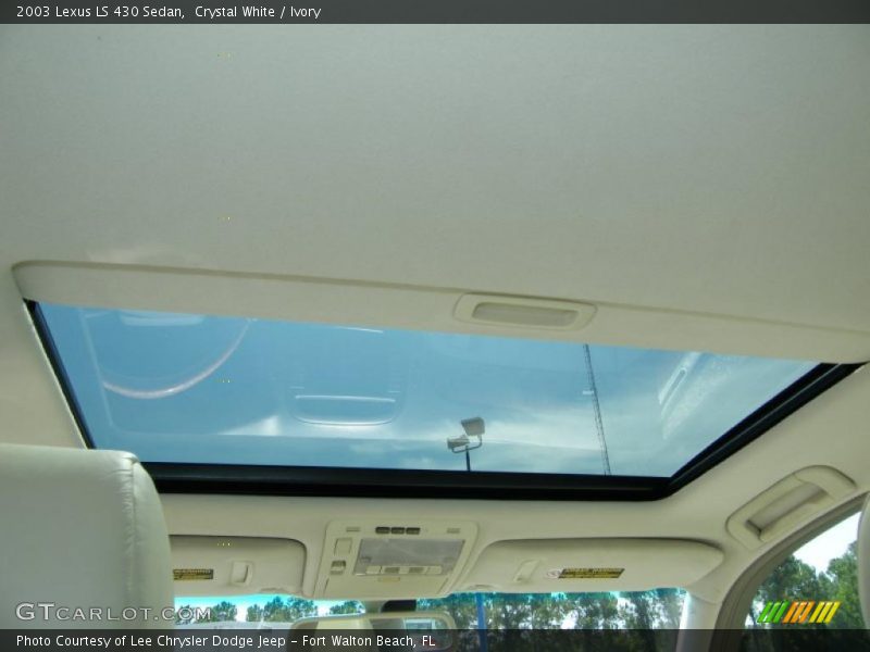 Crystal White / Ivory 2003 Lexus LS 430 Sedan