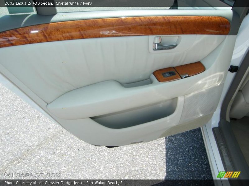 Crystal White / Ivory 2003 Lexus LS 430 Sedan