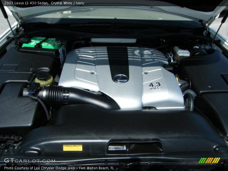 Crystal White / Ivory 2003 Lexus LS 430 Sedan