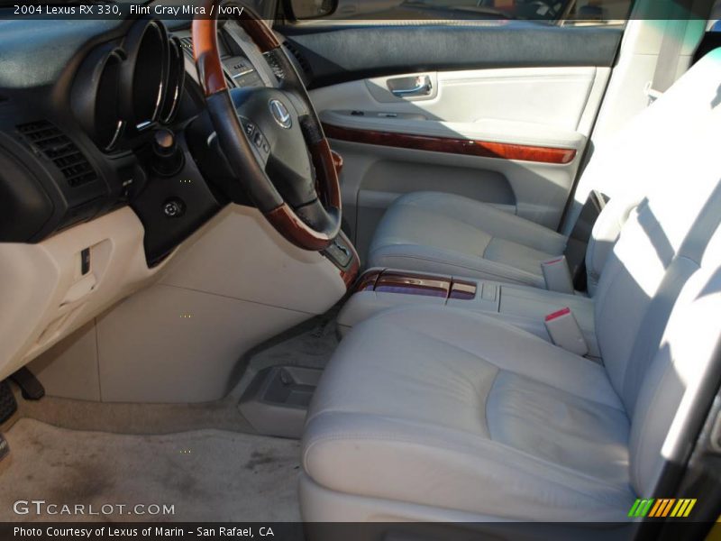 Flint Gray Mica / Ivory 2004 Lexus RX 330