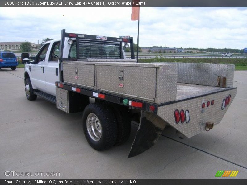 Oxford White / Camel 2008 Ford F350 Super Duty XLT Crew Cab 4x4 Chassis