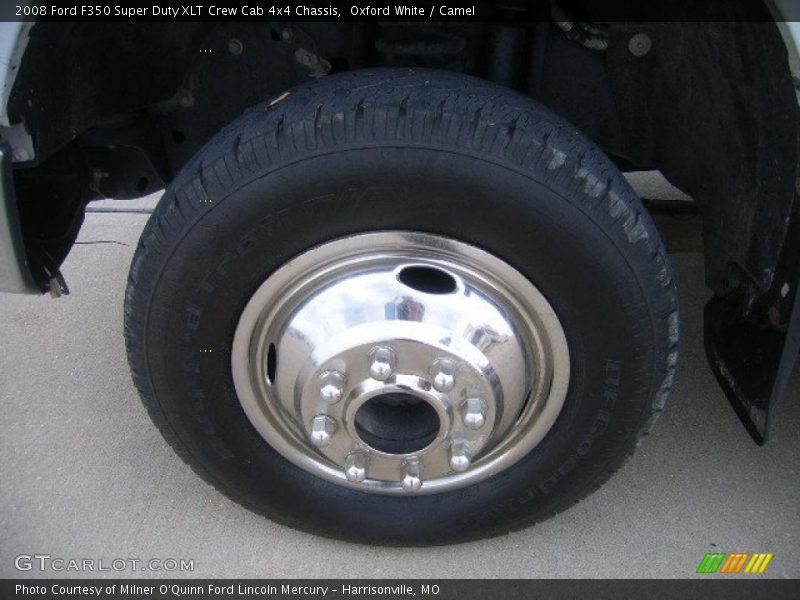 Oxford White / Camel 2008 Ford F350 Super Duty XLT Crew Cab 4x4 Chassis