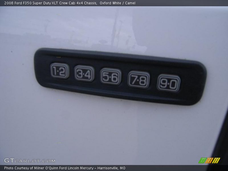 Oxford White / Camel 2008 Ford F350 Super Duty XLT Crew Cab 4x4 Chassis