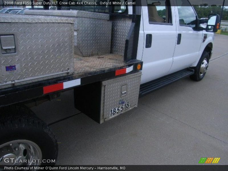 Oxford White / Camel 2008 Ford F350 Super Duty XLT Crew Cab 4x4 Chassis