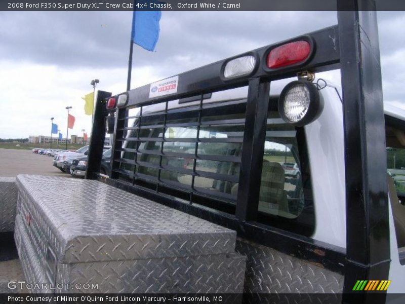 Oxford White / Camel 2008 Ford F350 Super Duty XLT Crew Cab 4x4 Chassis