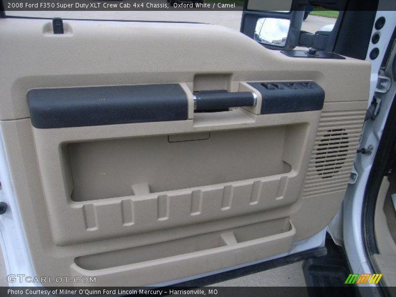 Oxford White / Camel 2008 Ford F350 Super Duty XLT Crew Cab 4x4 Chassis