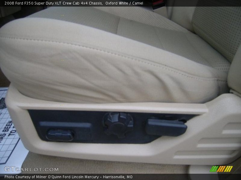 Oxford White / Camel 2008 Ford F350 Super Duty XLT Crew Cab 4x4 Chassis