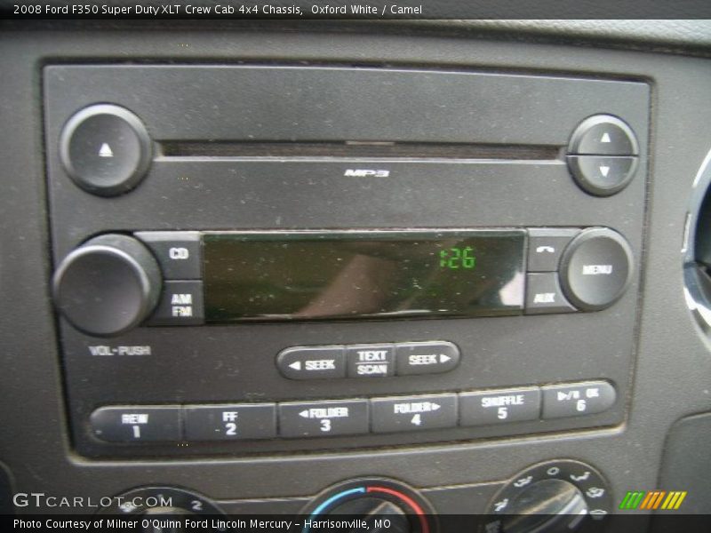 Oxford White / Camel 2008 Ford F350 Super Duty XLT Crew Cab 4x4 Chassis