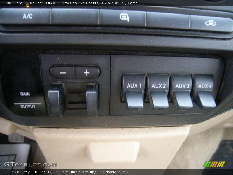 Oxford White / Camel 2008 Ford F350 Super Duty XLT Crew Cab 4x4 Chassis