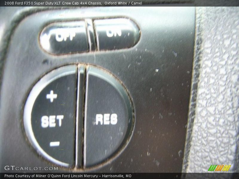 Oxford White / Camel 2008 Ford F350 Super Duty XLT Crew Cab 4x4 Chassis