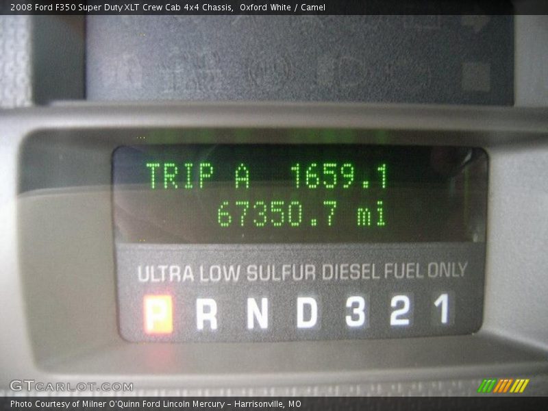 Oxford White / Camel 2008 Ford F350 Super Duty XLT Crew Cab 4x4 Chassis