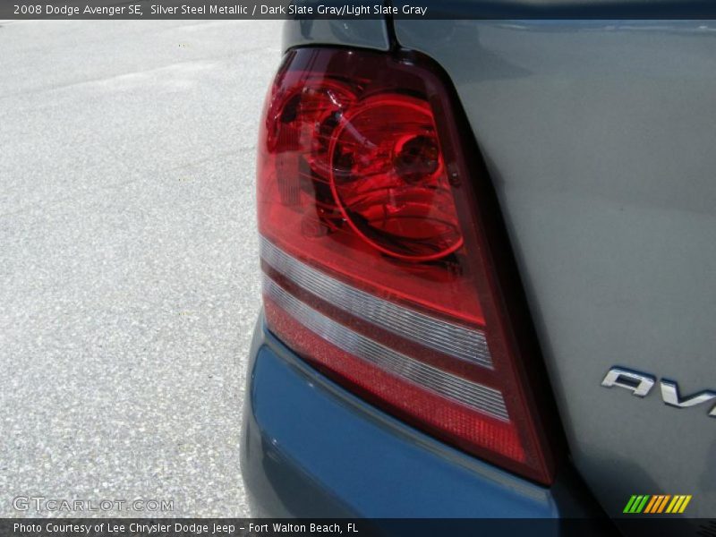 Silver Steel Metallic / Dark Slate Gray/Light Slate Gray 2008 Dodge Avenger SE