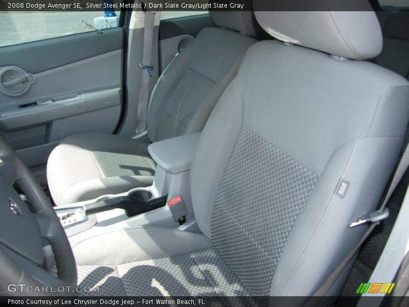 Silver Steel Metallic / Dark Slate Gray/Light Slate Gray 2008 Dodge Avenger SE