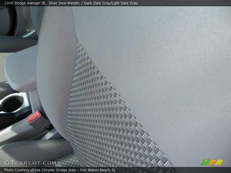 Silver Steel Metallic / Dark Slate Gray/Light Slate Gray 2008 Dodge Avenger SE