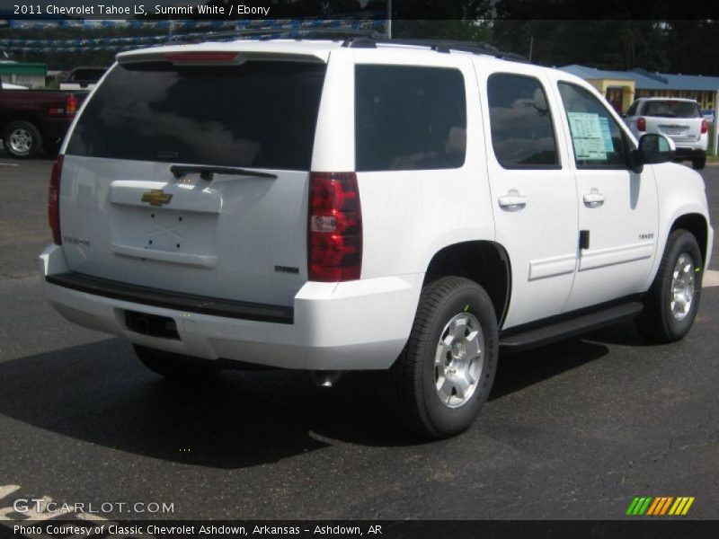 Summit White / Ebony 2011 Chevrolet Tahoe LS