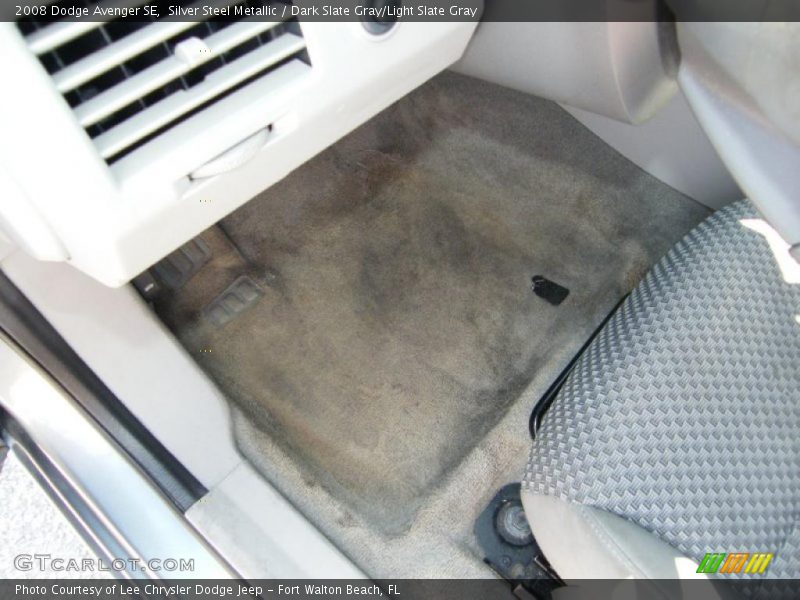 Silver Steel Metallic / Dark Slate Gray/Light Slate Gray 2008 Dodge Avenger SE