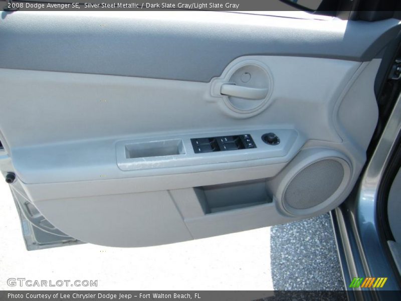 Silver Steel Metallic / Dark Slate Gray/Light Slate Gray 2008 Dodge Avenger SE
