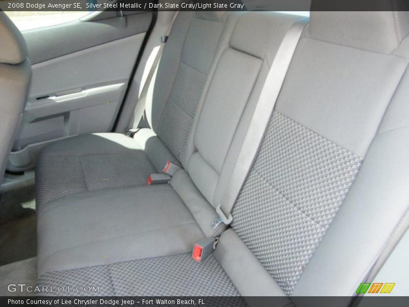 Silver Steel Metallic / Dark Slate Gray/Light Slate Gray 2008 Dodge Avenger SE